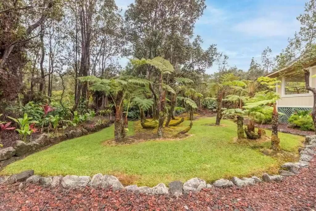 Hau'Oli Place Tiki Cottage In Volcano Buitenkant foto